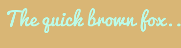 Image with Font Color BBFAE7 and Background Color D9B675